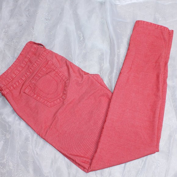 True Religion Red Skinny Shannon - Picture 3 of 5